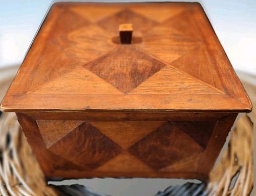 Vintage wooden marquetry inlay - marquetry,