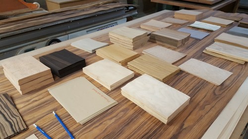 Wood veneer samples - veneer,