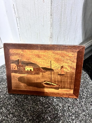 Vintage marquetry inlaid - marquetry,