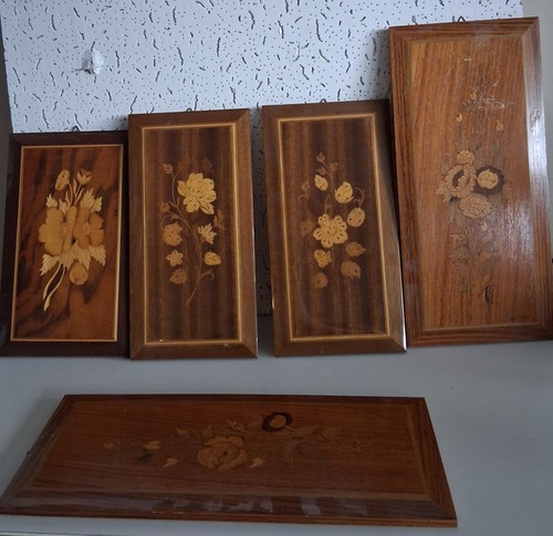 Vintage floral wooden - vintage,