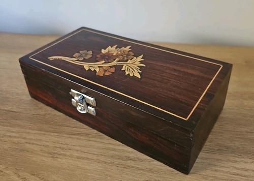 Vintage marquetry jewellery - vintage,