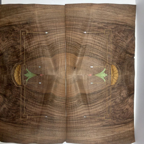 Vintage marquetry book - 2,