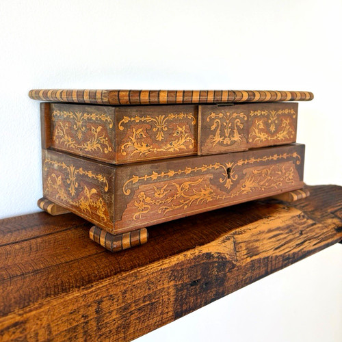 Antique italian inlaid - antique,